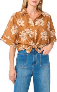 Vince Camuto Tie Front Shirt