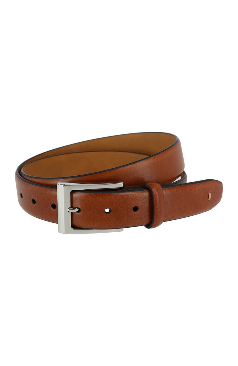 PHENIX Pebble Grain Leather Belt, Main, color,
