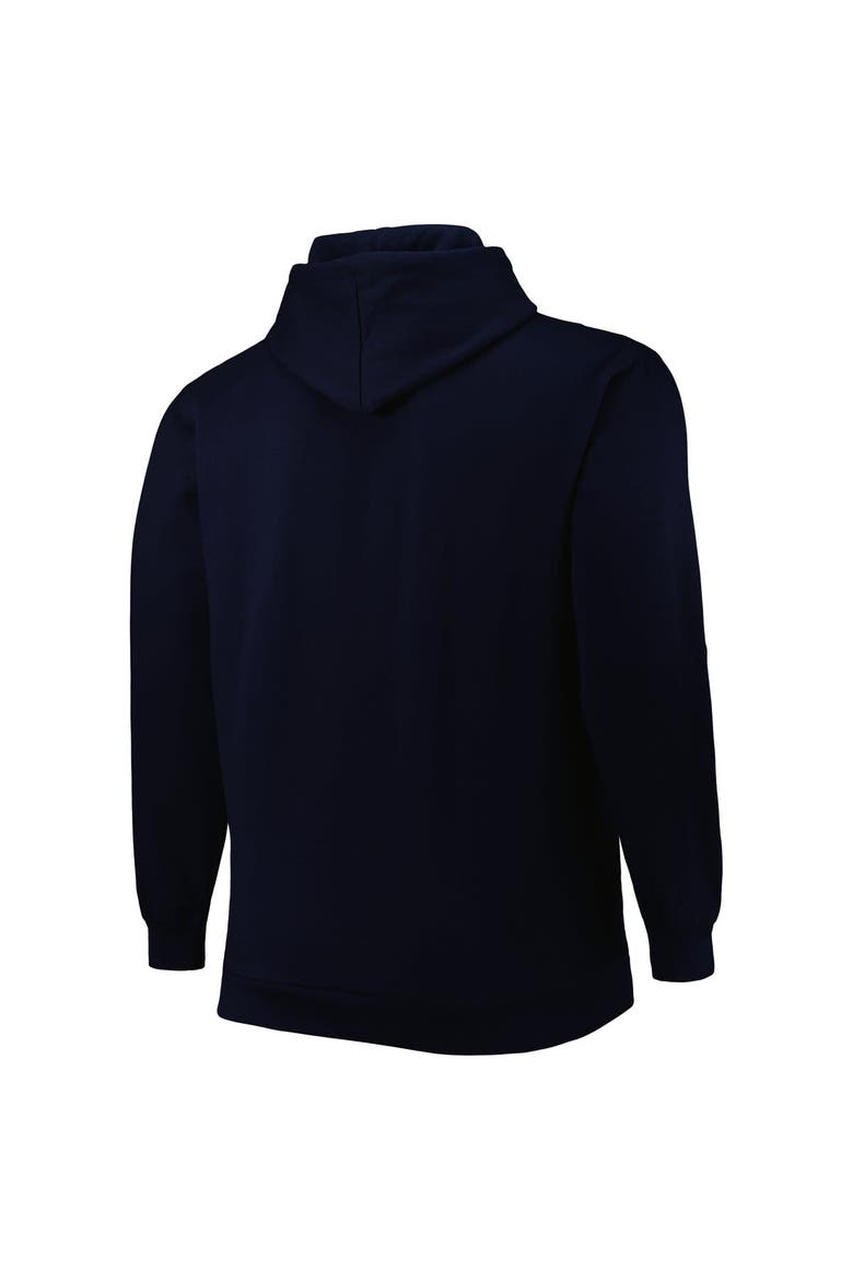 Men's Navy Dallas Mavericks Big & Tall Heart & Soul Pullover Hoodie, Alternate, color, Navy