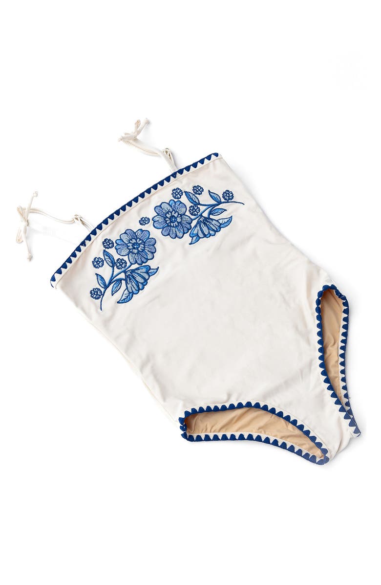 Shade Critters Kids' Embroidered One-Piece Swimsuit, Alternate, color, 