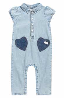 7 For All Mankind Heart Pocket Romper