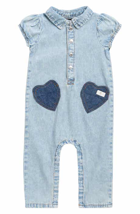 7 For All Mankind Heart Pocket Romper