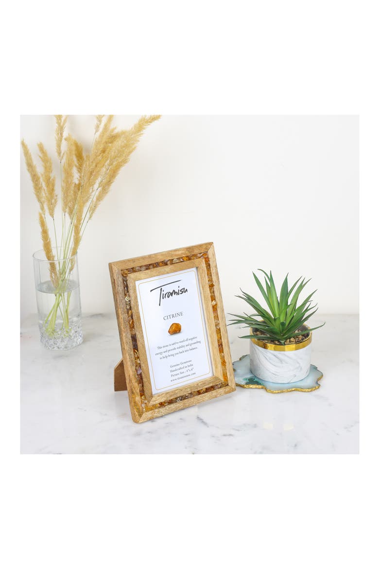 Gemstone Picture Frame, Alternate, color, YELLOW BEIGE