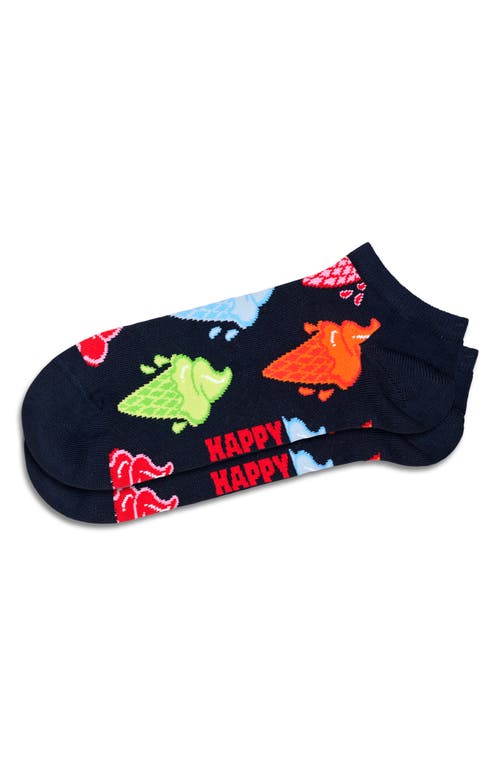 Happy Socks Assorted 3-pack No-show Socks In Navy