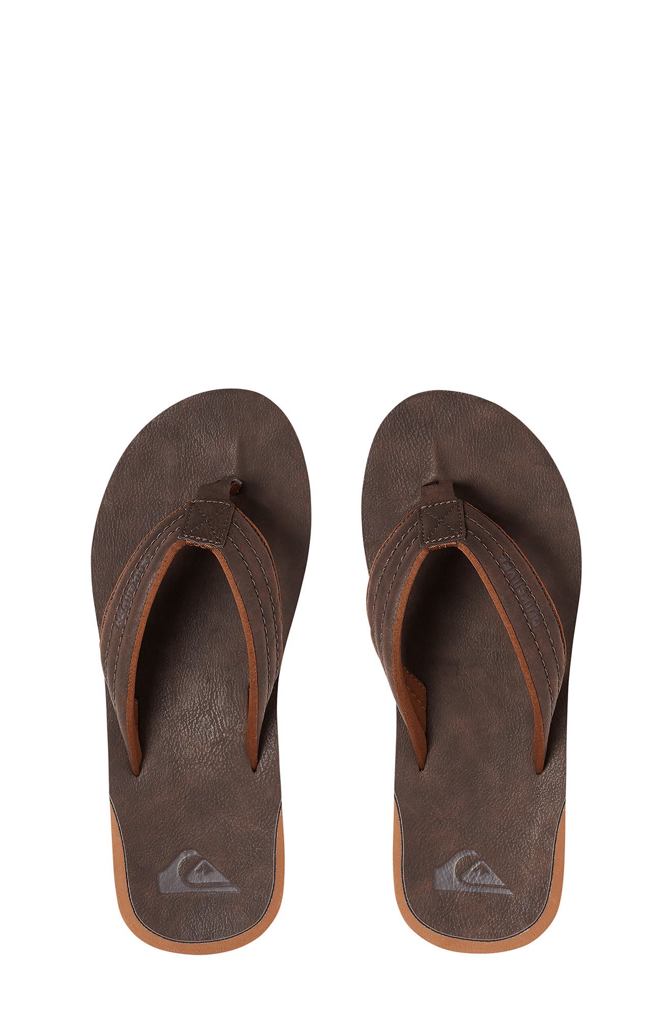 Quiksilver Carver Flip Flop, Alternate, color, 