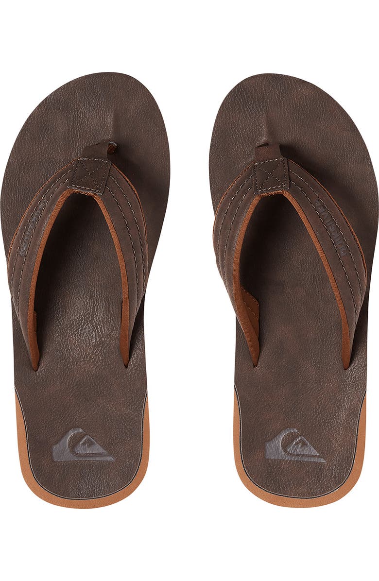 Quiksilver Carver Flip Flop, Alternate, color,