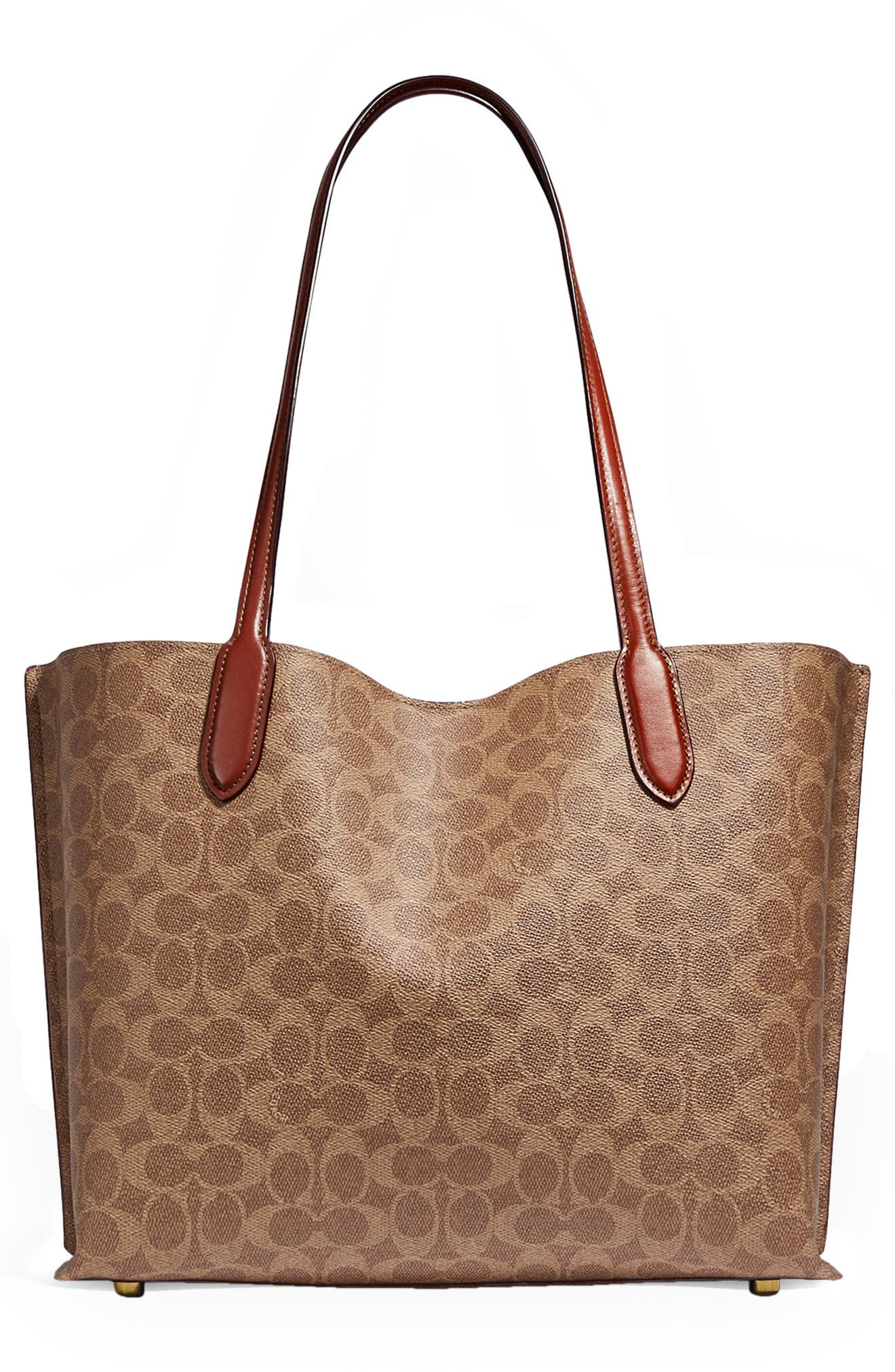 COACH Willow Signature Canvas Tote Bag, Alternate, color, 
