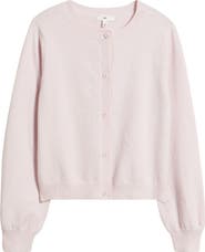 BP. Crewneck Cotton Blend Cardigan