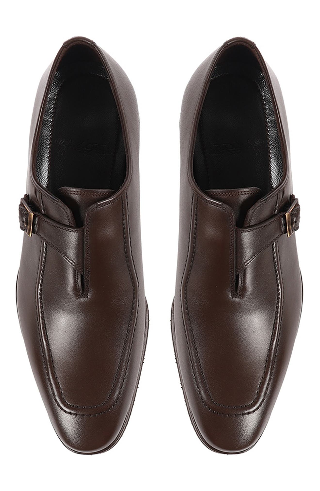 Wilton Monk Shoe, Alternate, color, DARK BROWN
