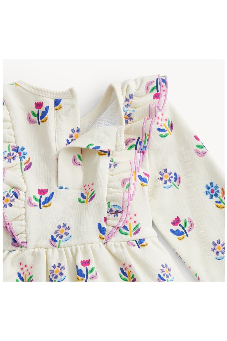 Kids' Floral Cotton 2-Piece Dress Set, Alternate, color, WHITE