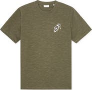 Les Deux Ben Troy Organic Cotton Graphic T-Shirt