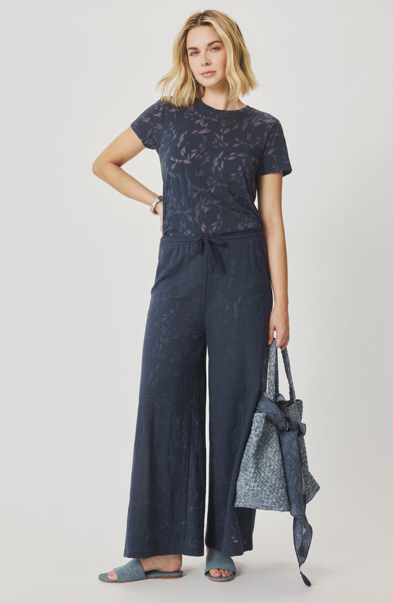 Splendid Air Burnout T-Shirt, Alternate, color, Mood Indigo Blue