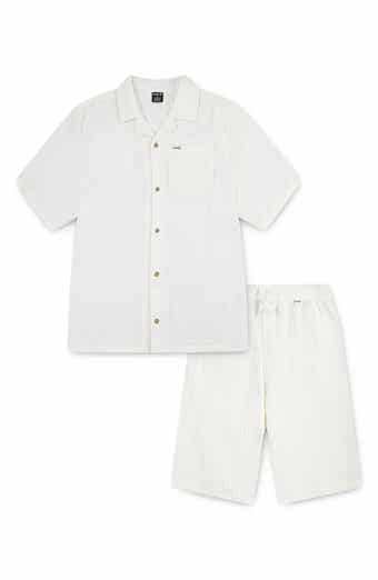 Hurley Kids' Cotton Gauze Camp Shirt & Shorts Set