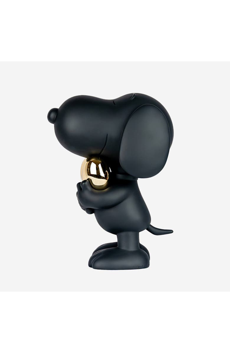 Leblon Delienne Snoopy Heart Figurine, Alternate, color, Black / Gold