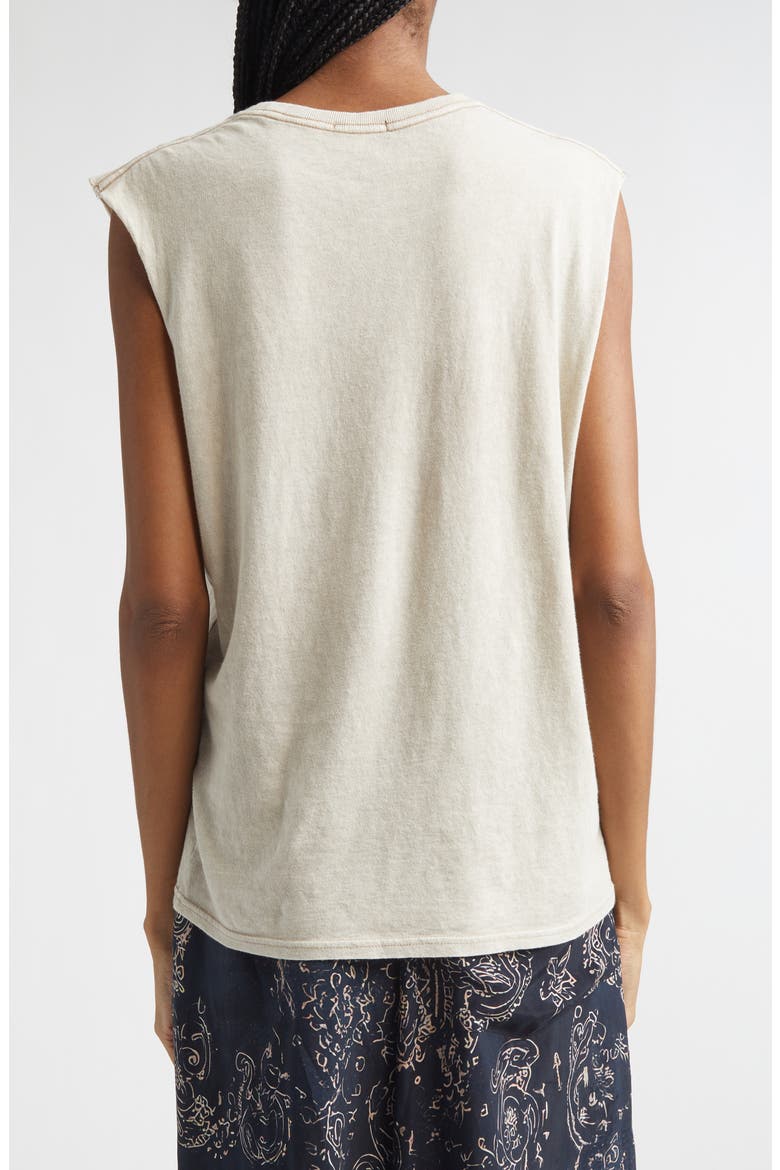 Cotton & Cashmere Boy Tank, Alternate, color, KHAKI ACID STONE