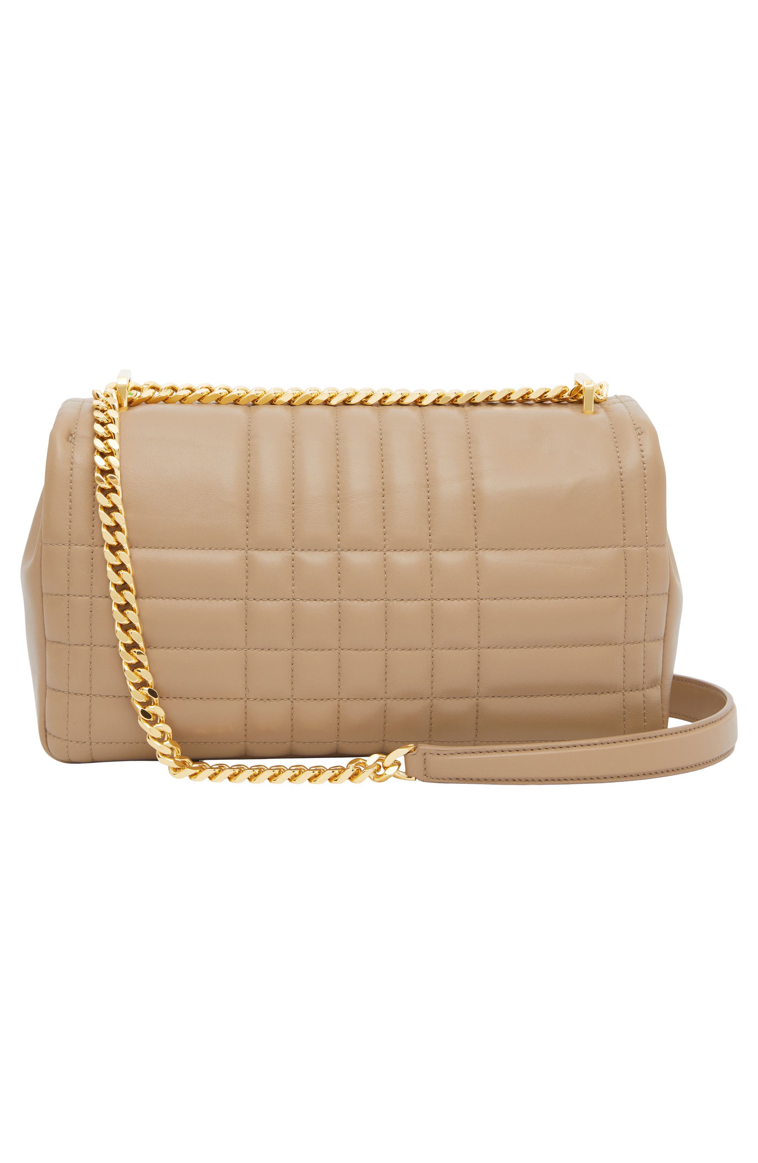 Burberry Medium Lola Quilted Leather Shoulder Bag, Alternate, color, 