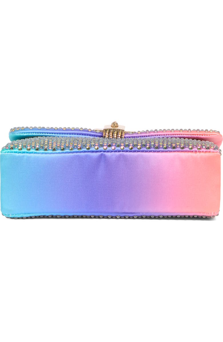Kurt Geiger London Mini Brixton Fabric Crossbody Bag, Alternate, color, Purple Rainbow