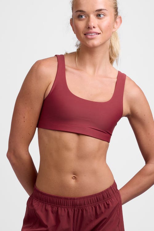 Jolyn Arabella Sports Bra In Burgundy