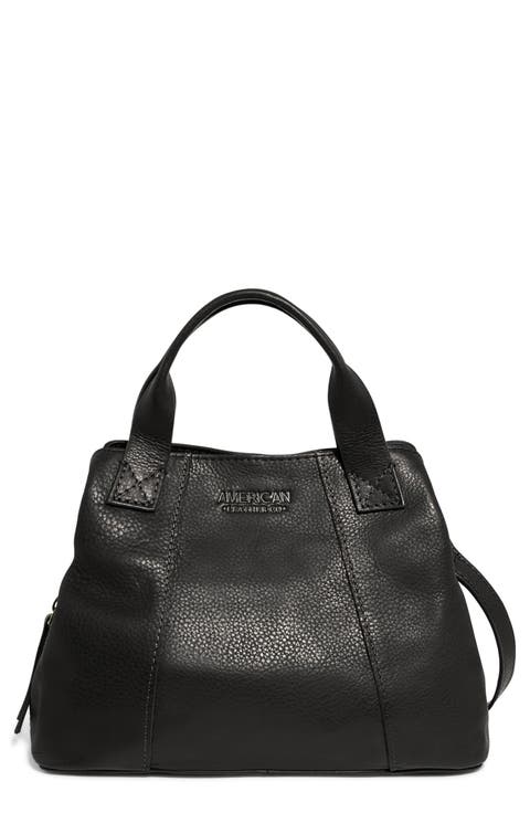 Ada Tripe Entry Leather Crossbody Bag