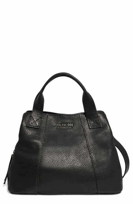 AMERICAN LEATHER CO. Ada Tripe Entry Leather Crossbody Bag