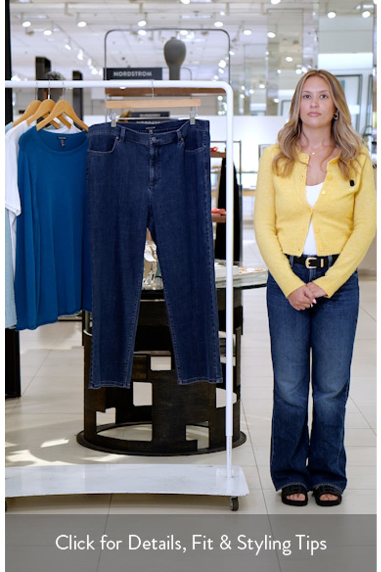 High Waist Ankle Straight Leg Jeans video