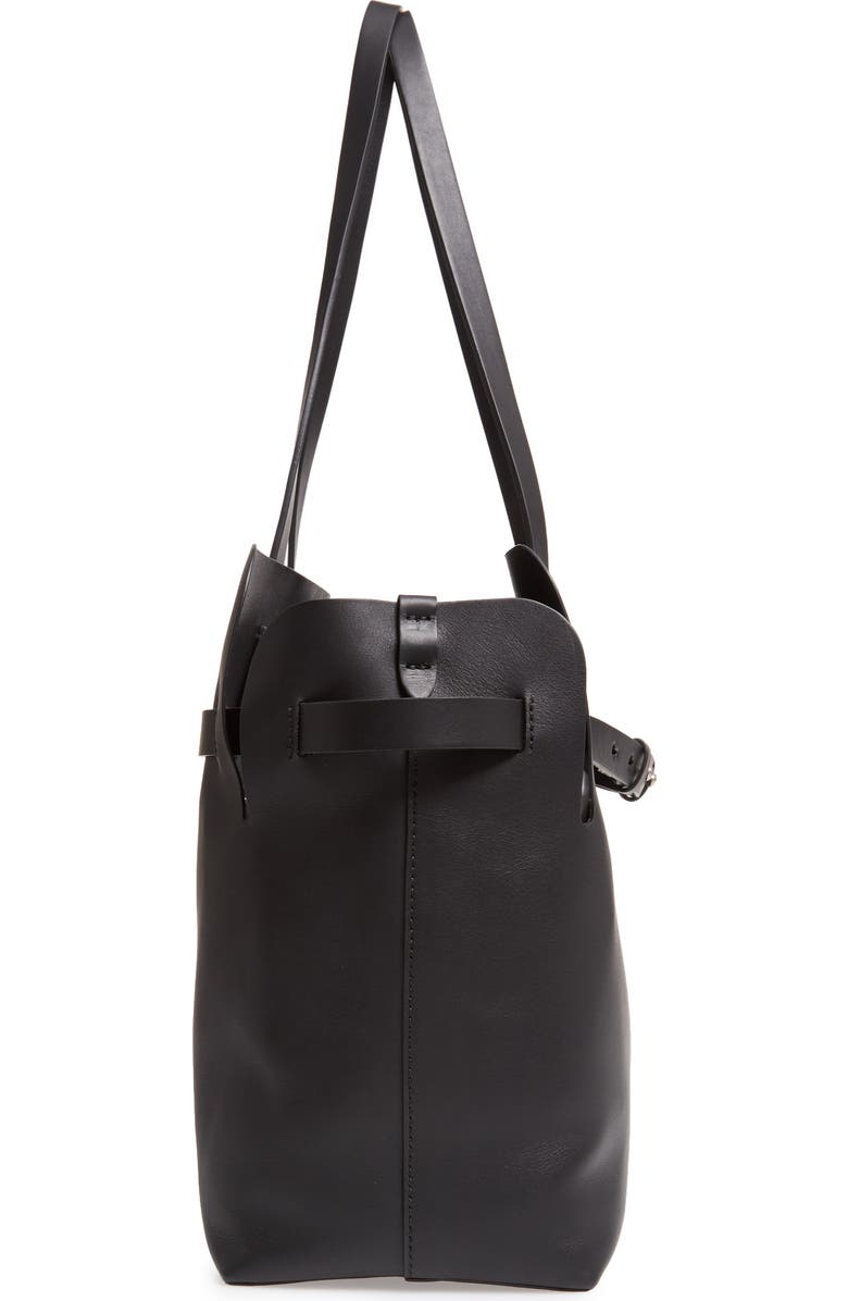 Burberry Medium Belt Bag Leather Tote, Alternate, color,