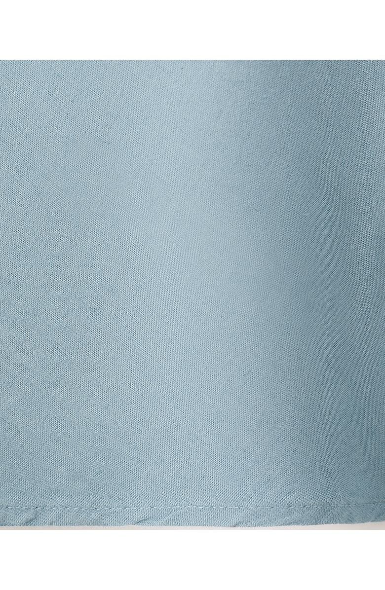 MANGO TEEN Linen Blend Straight Skirt, Alternate, color, Sky Blue