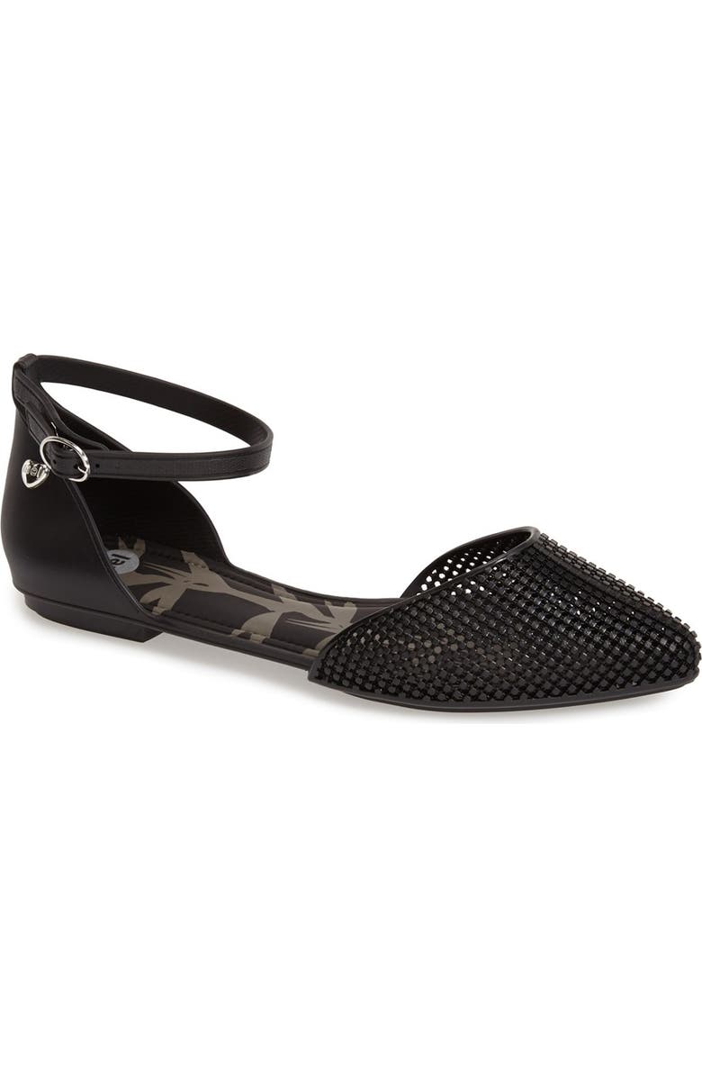 Mel by Melissa 'Pitanga' Ankle Strap Flat, Main, color,