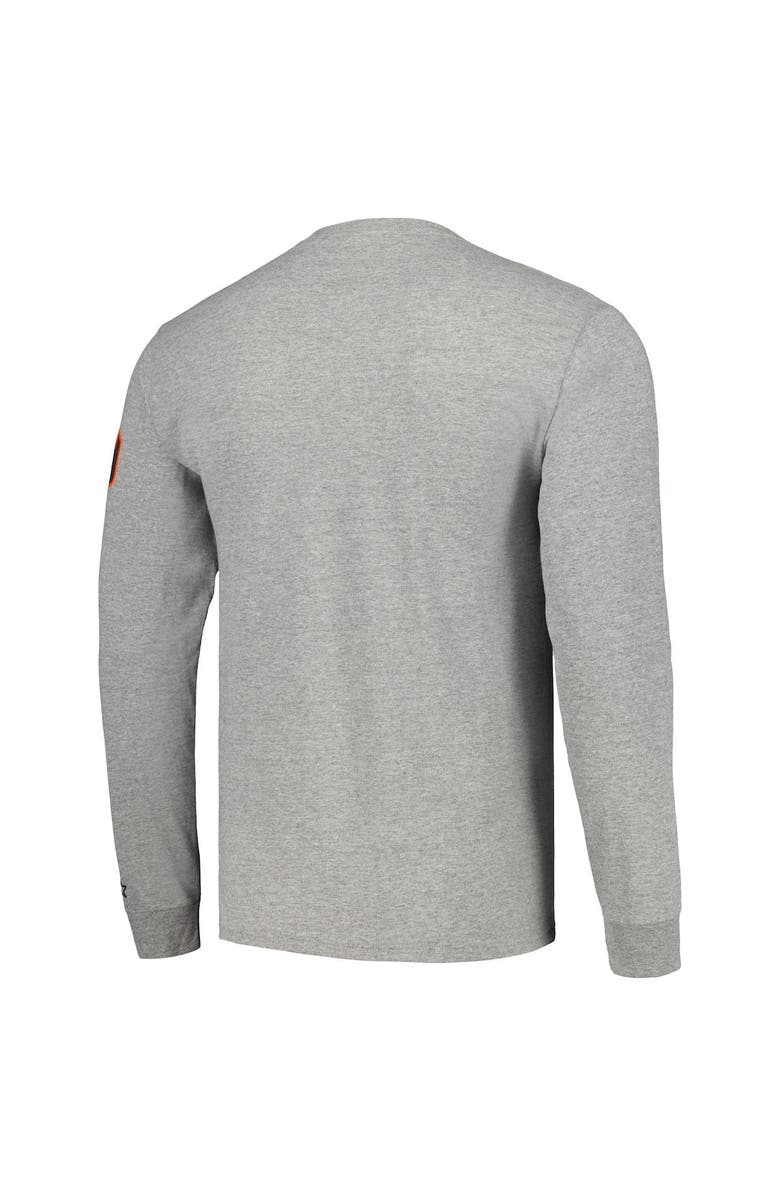 STARTER Men's Starter Heathered Gray Cleveland Browns Halftime Long Sleeve T-Shirt, Alternate, color, 