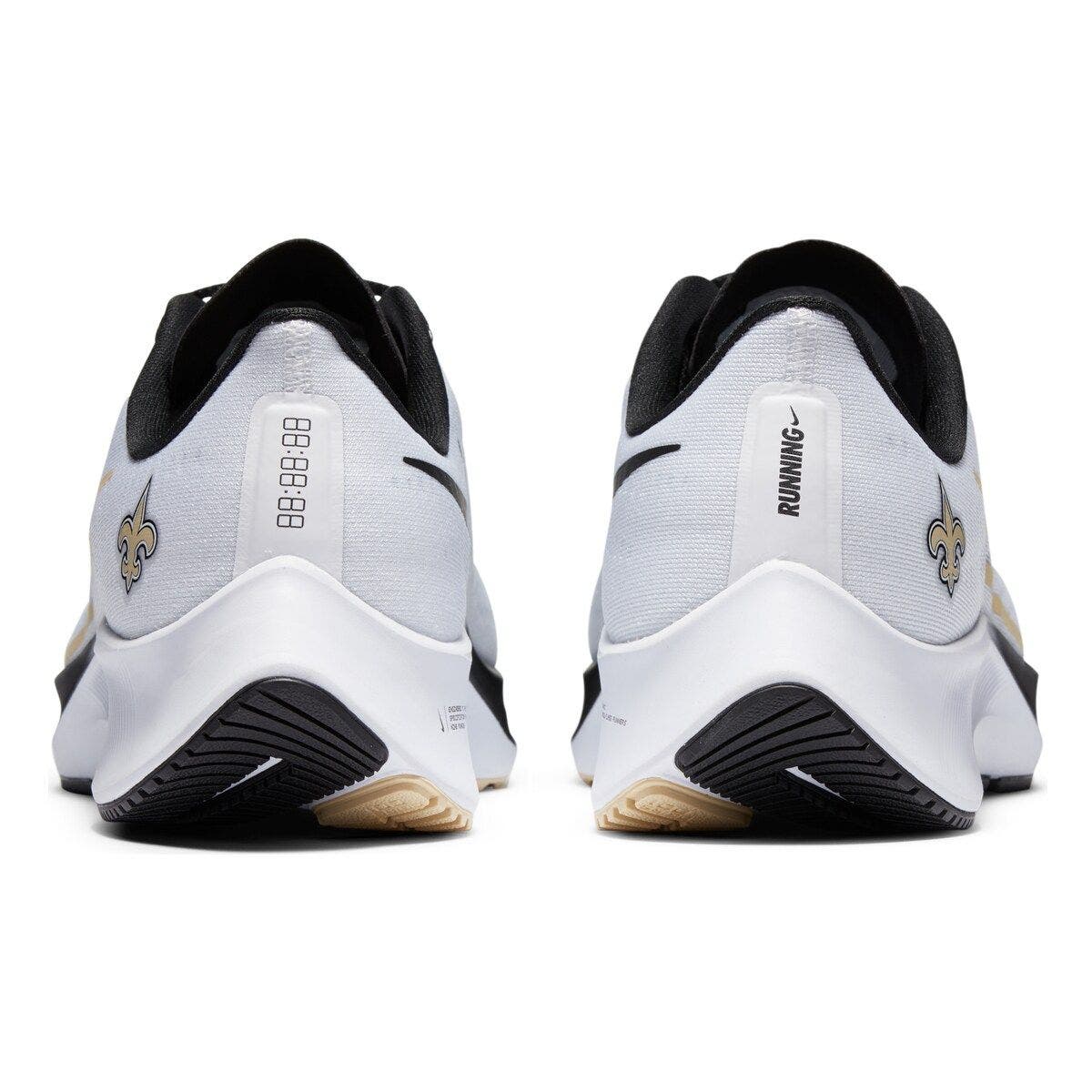 Nike Unisex Nike White New Orleans Saints Zoom Pegasus 37 Running Shoe, Alternate, color, 