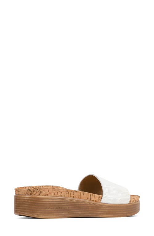 Donald Pliner Fiji Wedge Sandal In Off White