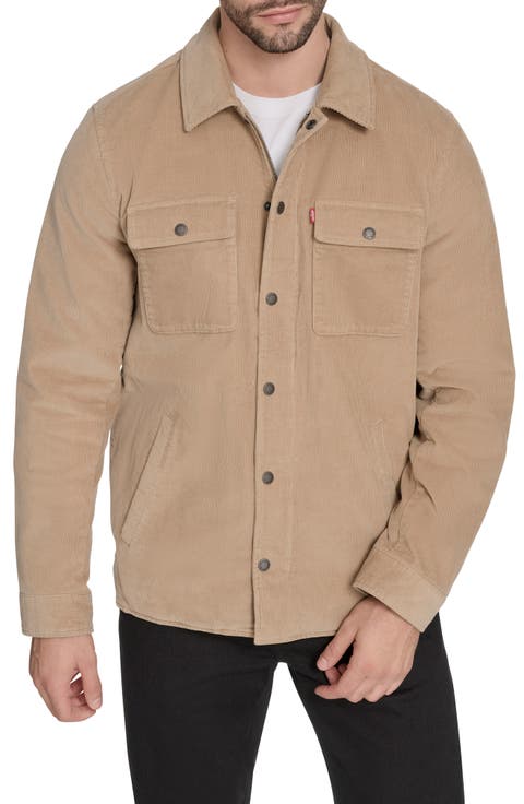 Corduroy Insulated Zip-Up Jacket
