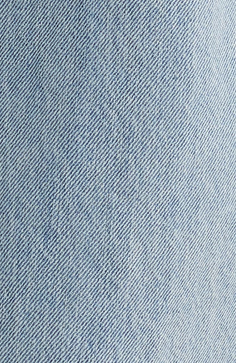 YMI Joey Super Wide Leg Jeans with Love Appliqué, Alternate, color, Light Blue