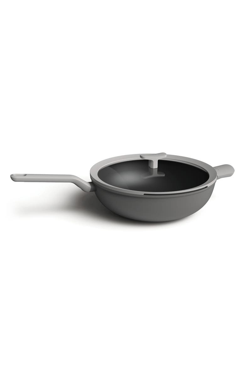 BergHOFF Grey Leo 12.5" Covered Wok, Main, color, Grey