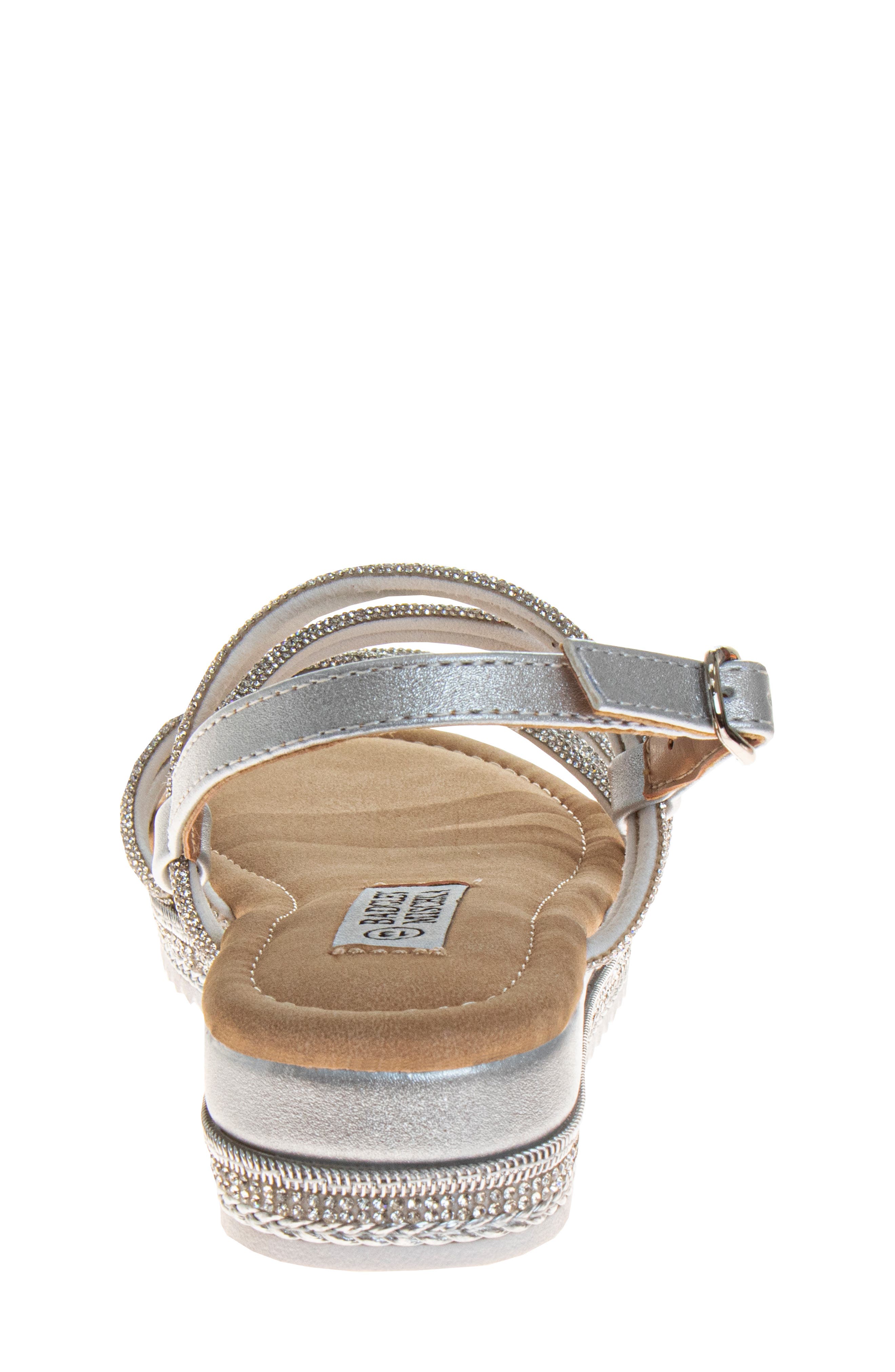Badgley Mischka Collection Kids' Rhinestone Platform Sandal, Alternate, color, 