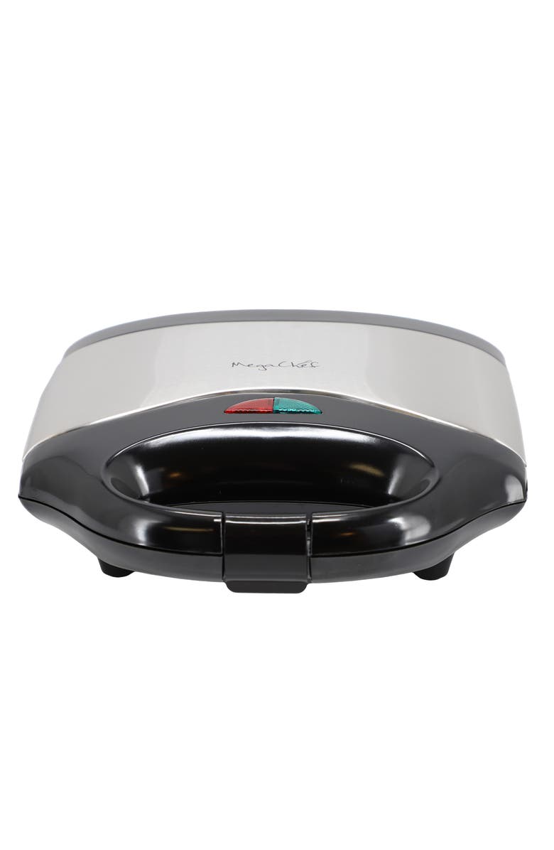 Megachef Electric Compact Aluminum Nonstick Sandwich Maker in Black, Alternate, color, Black