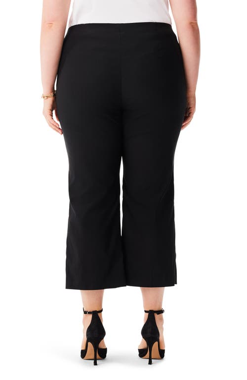 Nic + Zoe Wonderstretch Wide Leg Pull-on Pants In Black