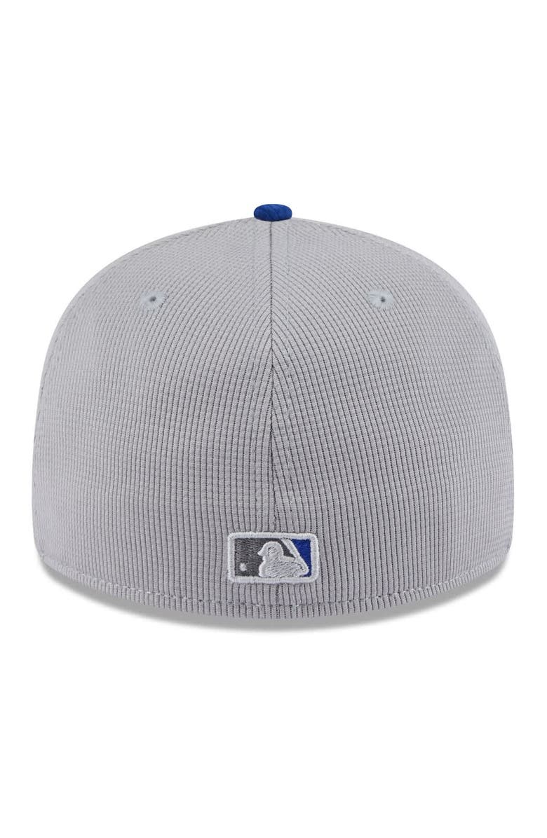 New Era Men's New Era  Gray/Royal New York Mets 2025 Batting Practice Low Profile 59FIFTY Fitted Hat, Alternate, color, 