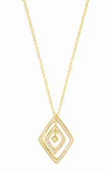 Adornia Pavé Pendant Necklace