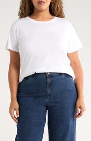 Eileen Fisher Crewneck Organic Cotton T-Shirt