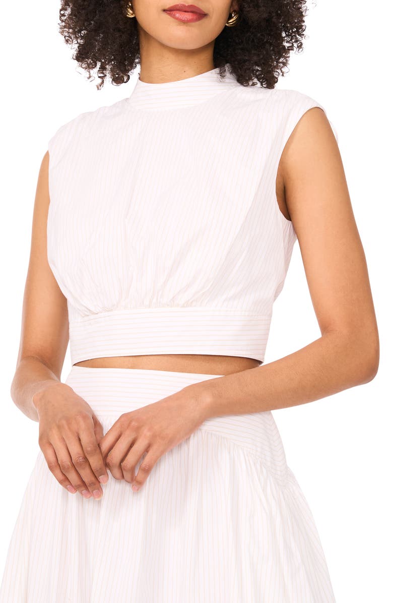 Parker The Julianne Pinstripe Crop Top, Main, color,