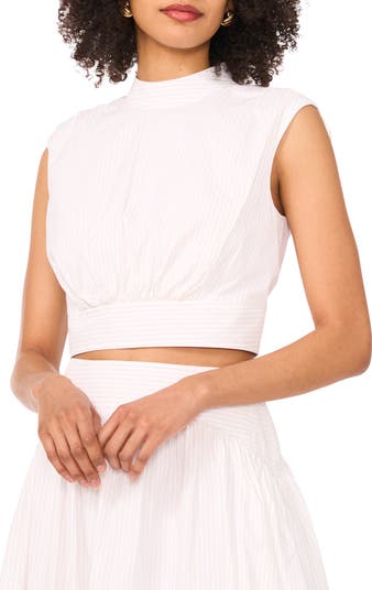 Parker The Julianne Pinstripe Crop Top | Nordstromrack