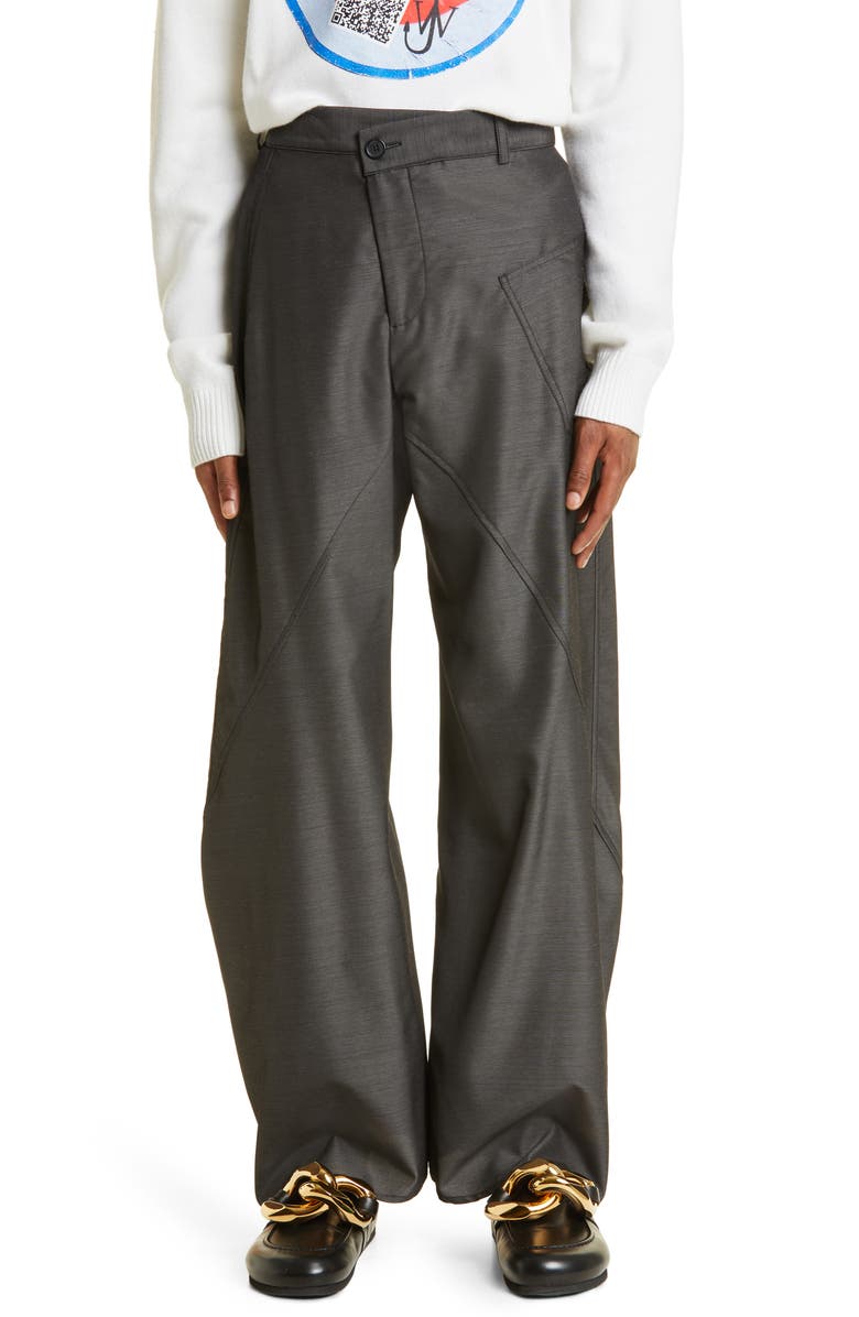 JW Anderson Twisted Workwear Trousers, Main, color, 