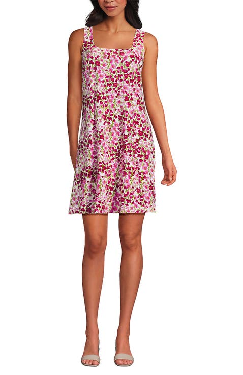 Silky Knit Mini Shift Dress