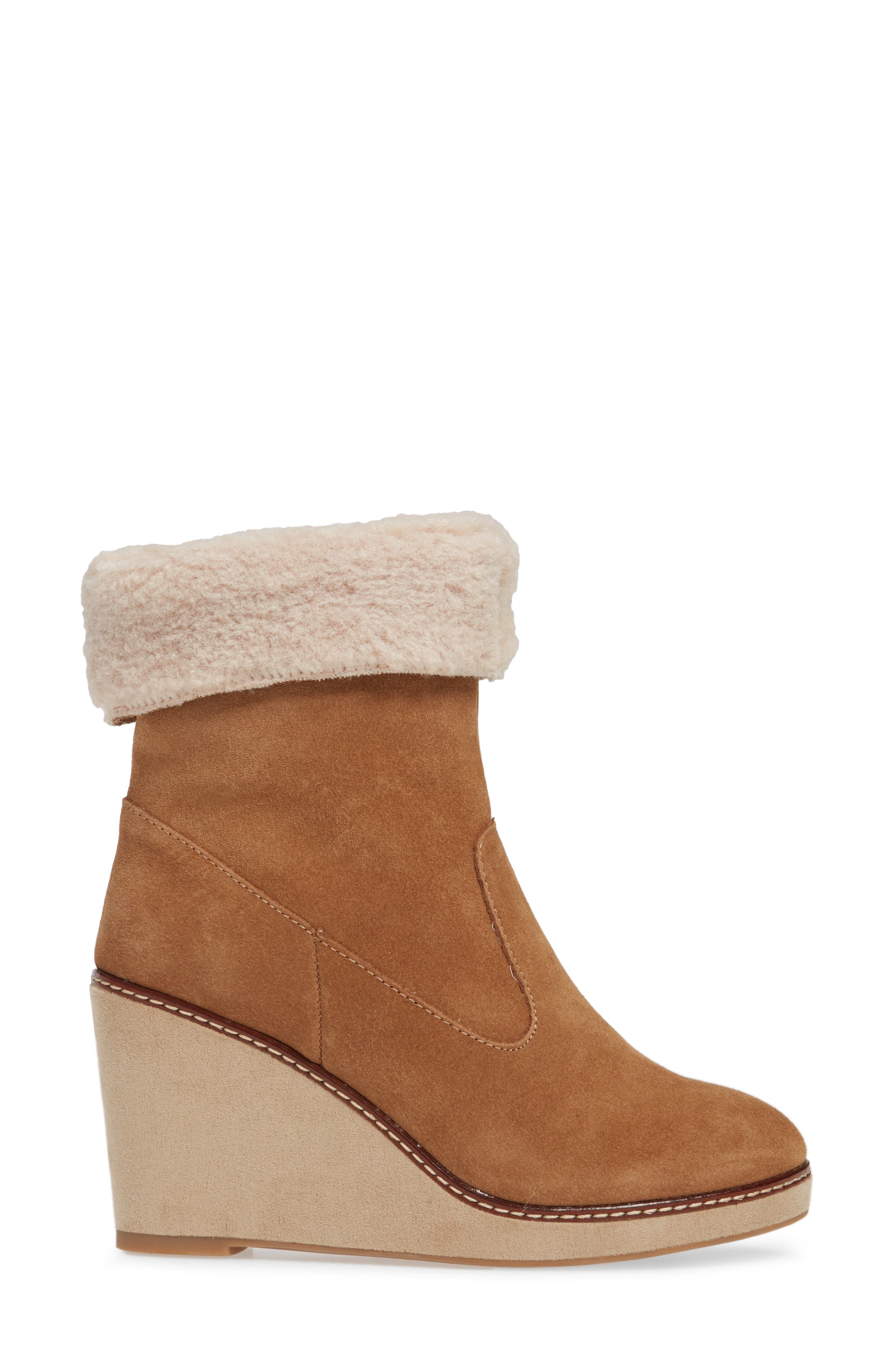 Kensie Holliston Wedge Bootie, Alternate, color, 
