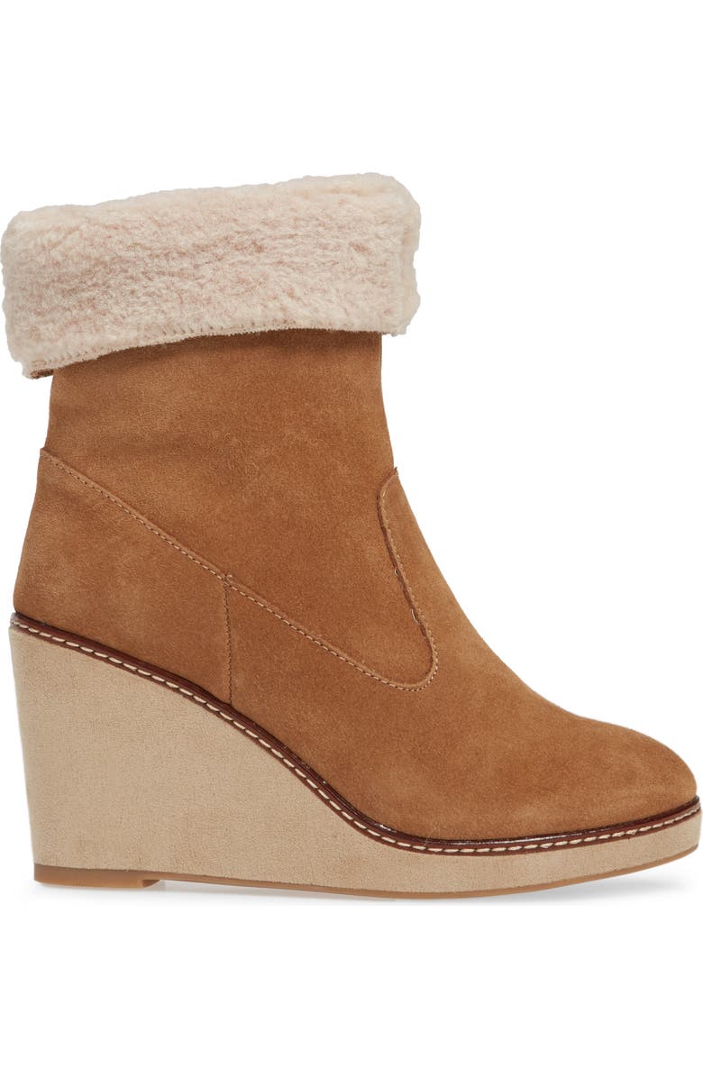 Kensie Holliston Wedge Bootie, Alternate, color,