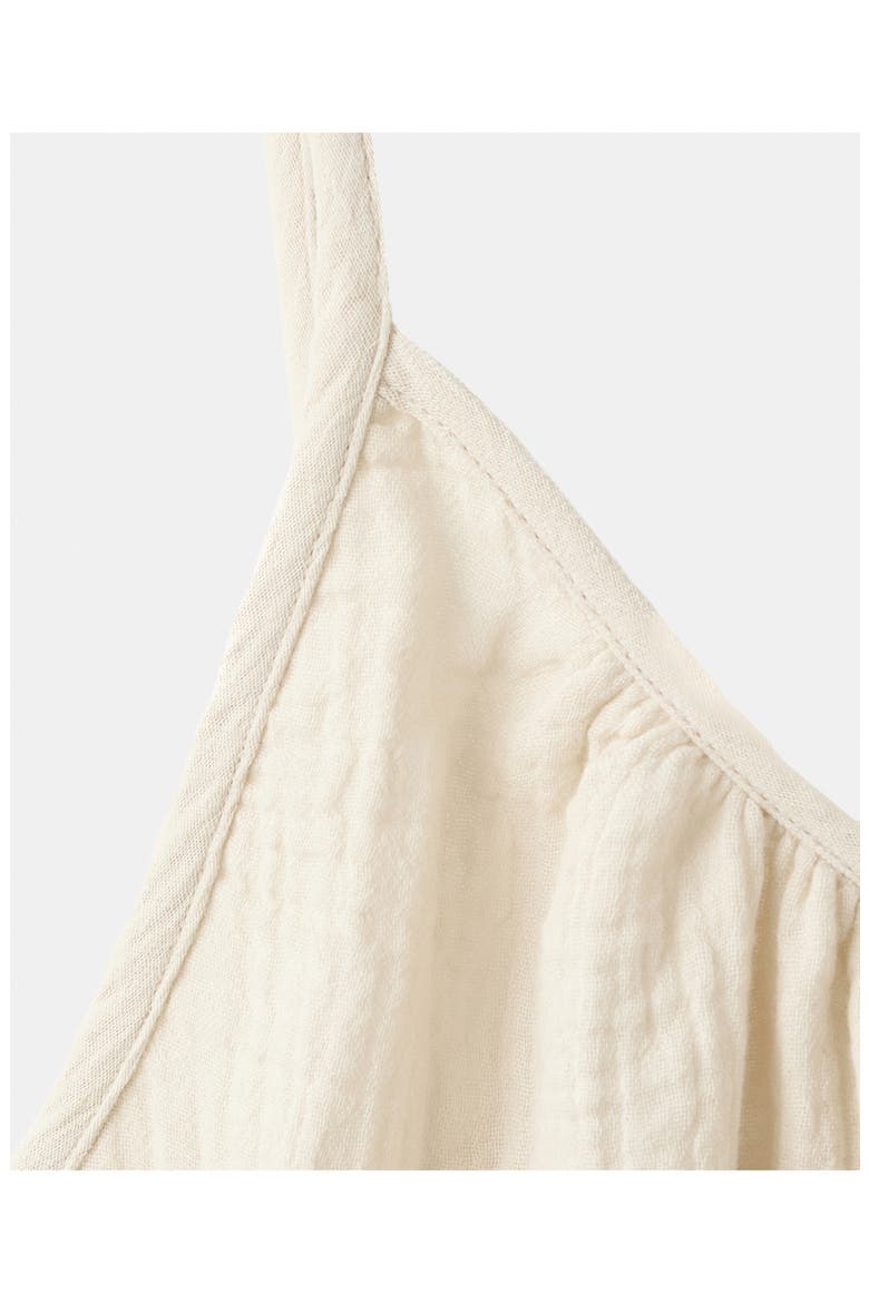 Sleeveless Cotton Nightgown, Alternate, color, ECRU