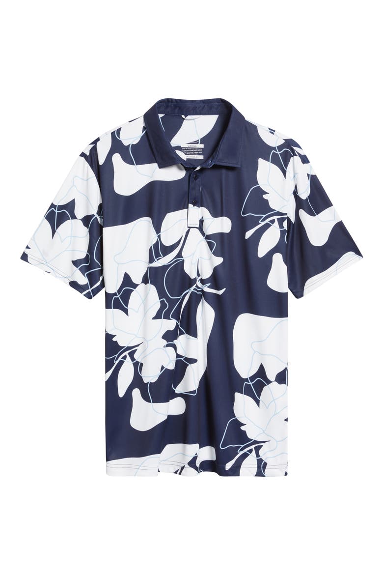 Bob Floral Golf Polo, Alternate, color, MIDNIGHT-NAVY