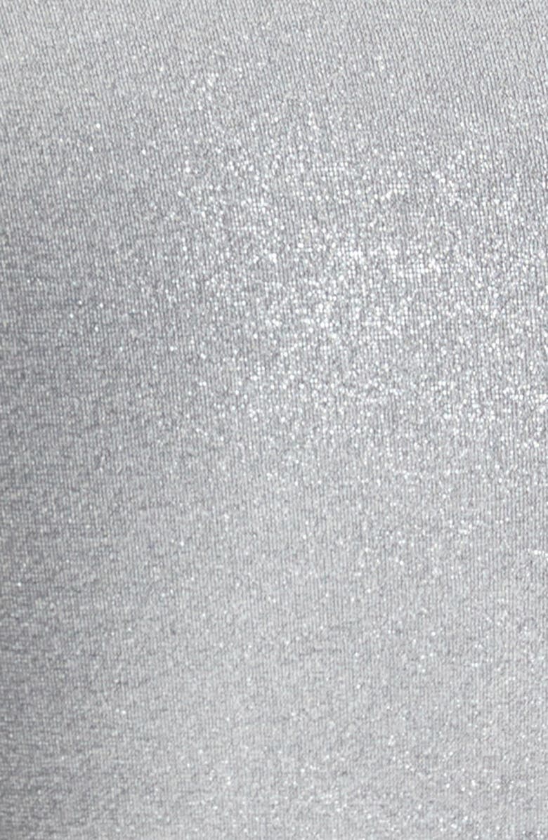 The Attico Metallic Cutout One-Piece Swimsuit, Alternate, color, 