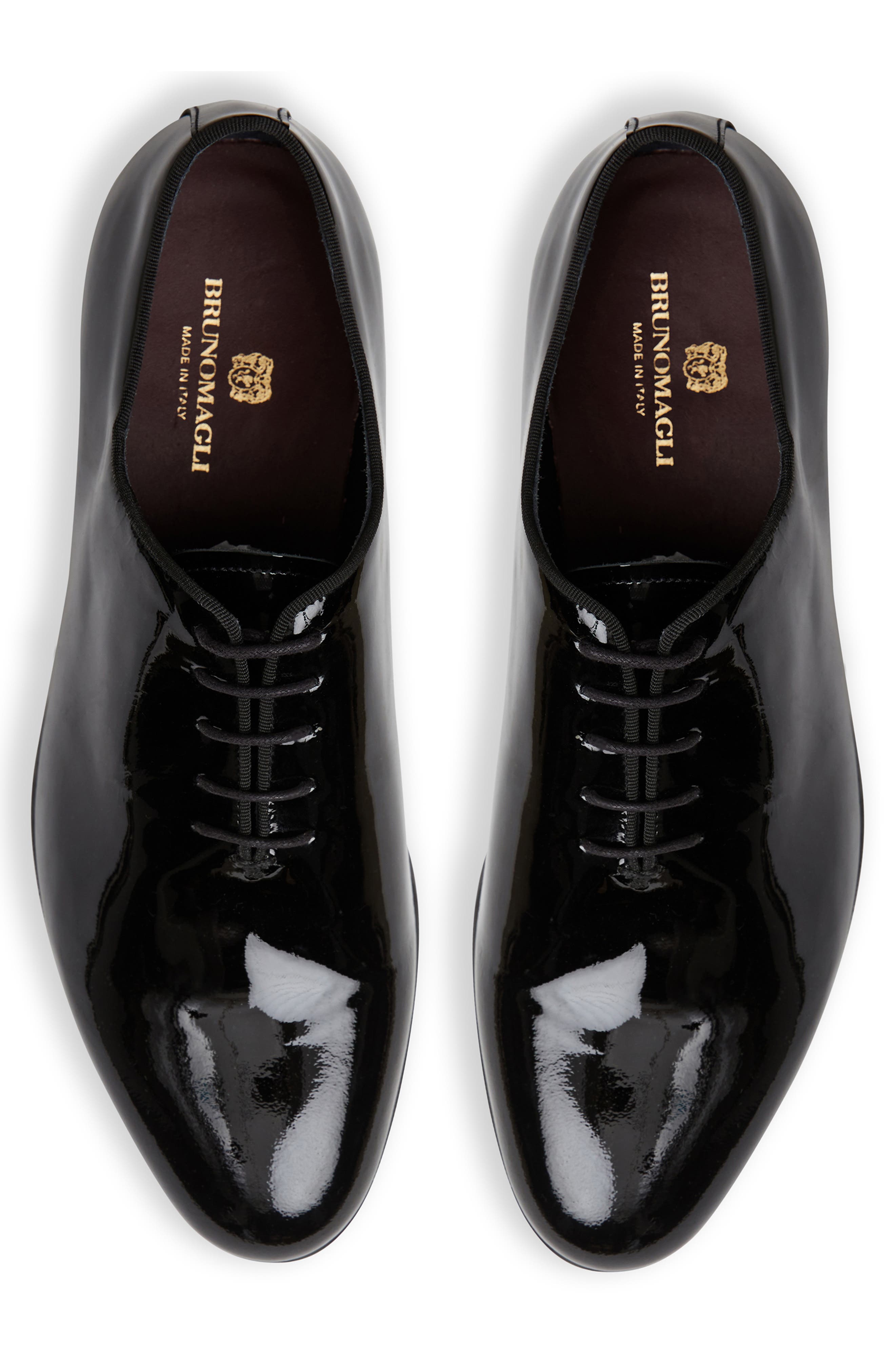 Bruno Magli Naso Oxford, Alternate, color, Black Patent